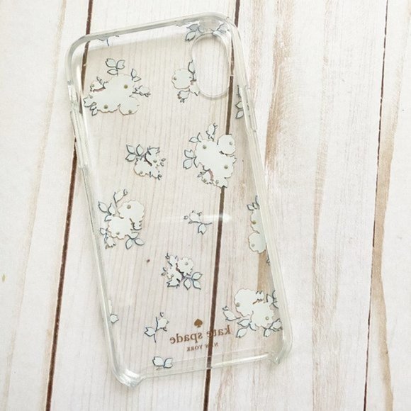 Kate Spade iPhone X Floral Hard Cell Phone Case - Picture 3 of 4